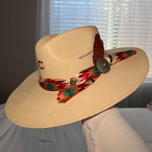 Women’s Charlie 1 Horse Highway Navajo Straw Hat